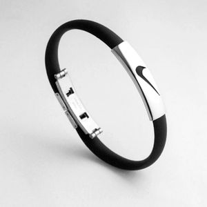 Nike Unisex/Men's Sport Silicone Rubber Wristbands Bracelet, Adjustable …